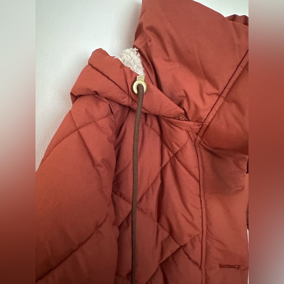 NWTs Barbour Orinsay Quilted Long Jacket. Maple. Sz. 4 US (8 UK) - Picture 5 of 14